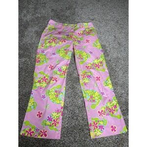 Lilly Pulitzer Women’s Size 2 Kelly Ankle Pants Bright Vibrant Floral